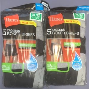 Hanes Tagless Boxer Briefs XL